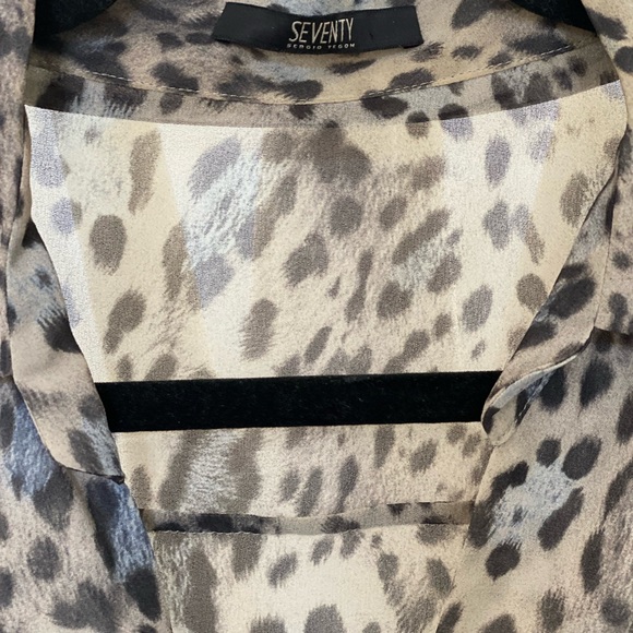 Leopard print cream bleu black - Picture 3 of 4